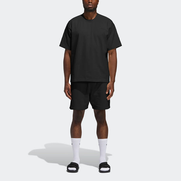 Шорты x pharrell drawstring lacing shorts 'black' Adidas, черный — фото 4