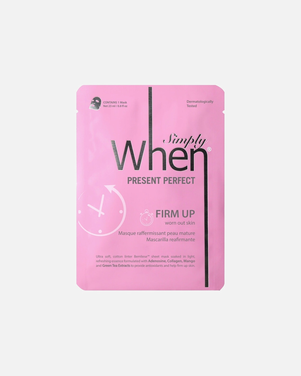 

Тканевая маска для лица When, 1 шт