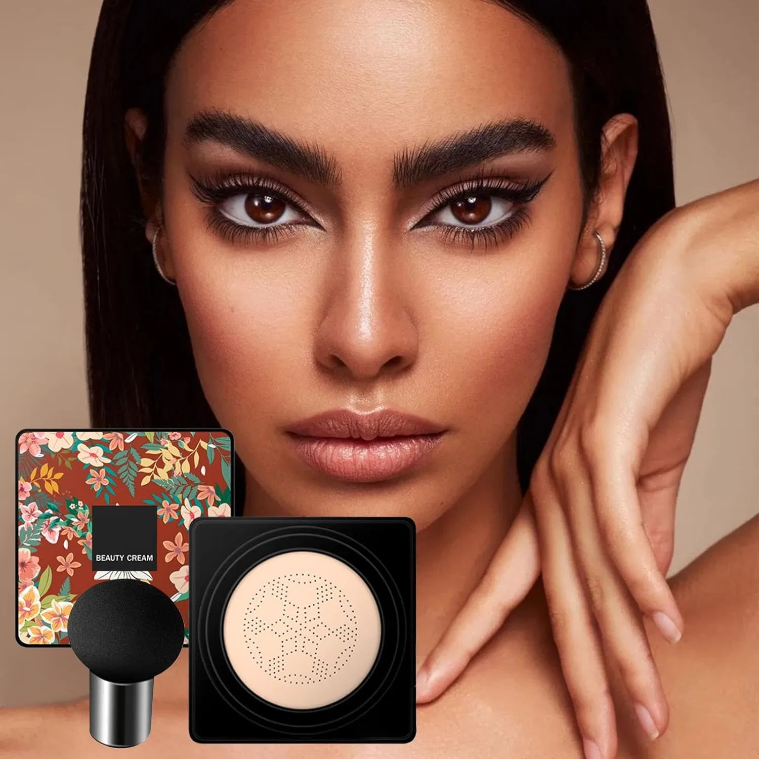 BB-крем Air Cushion с грибной губкой увлажняющий Natural Color — фото 2