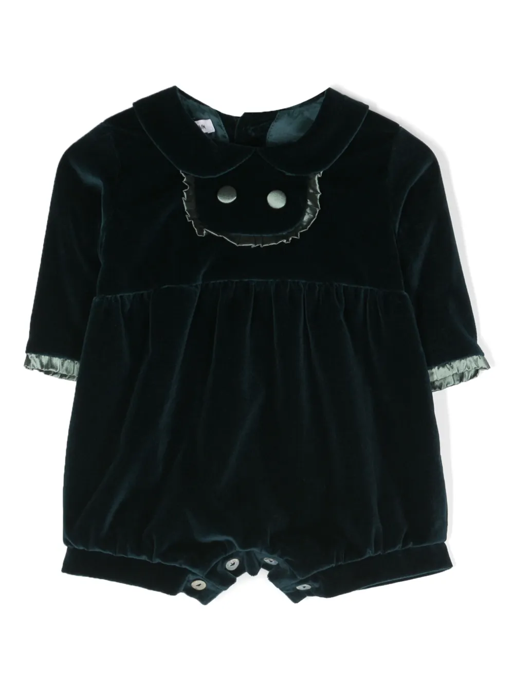 

Бархатный комбинезон с оборками JESURUM BABY, зеленый