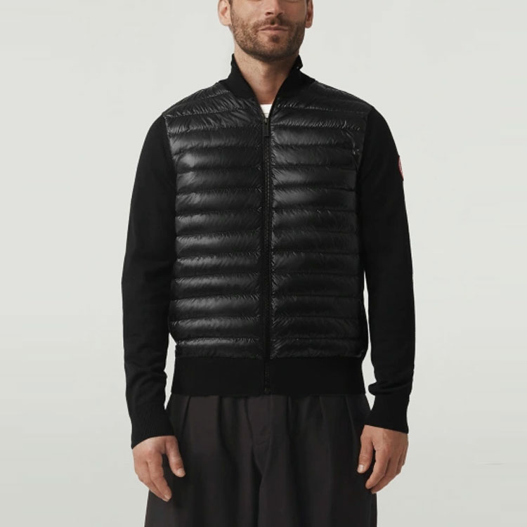 HyBridge Утепленная Куртка с Длинными Рукавами Canada Goose, Черный — фото 2