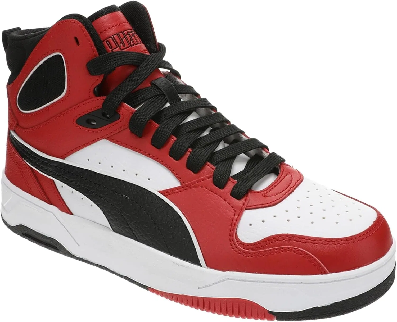 Мужские кроссовки Puma RBD Break Mid, White Black For All Time Red Ah25