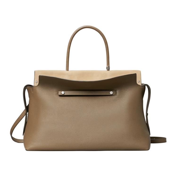 

Сумка-мессенджер MERCER Litchi Grain Leather Shoulder Bag, Crossbody Bag, Handbag Large Women's Mushroom из зернистой кожи Tory Burch, basic set (bag+dust bag)