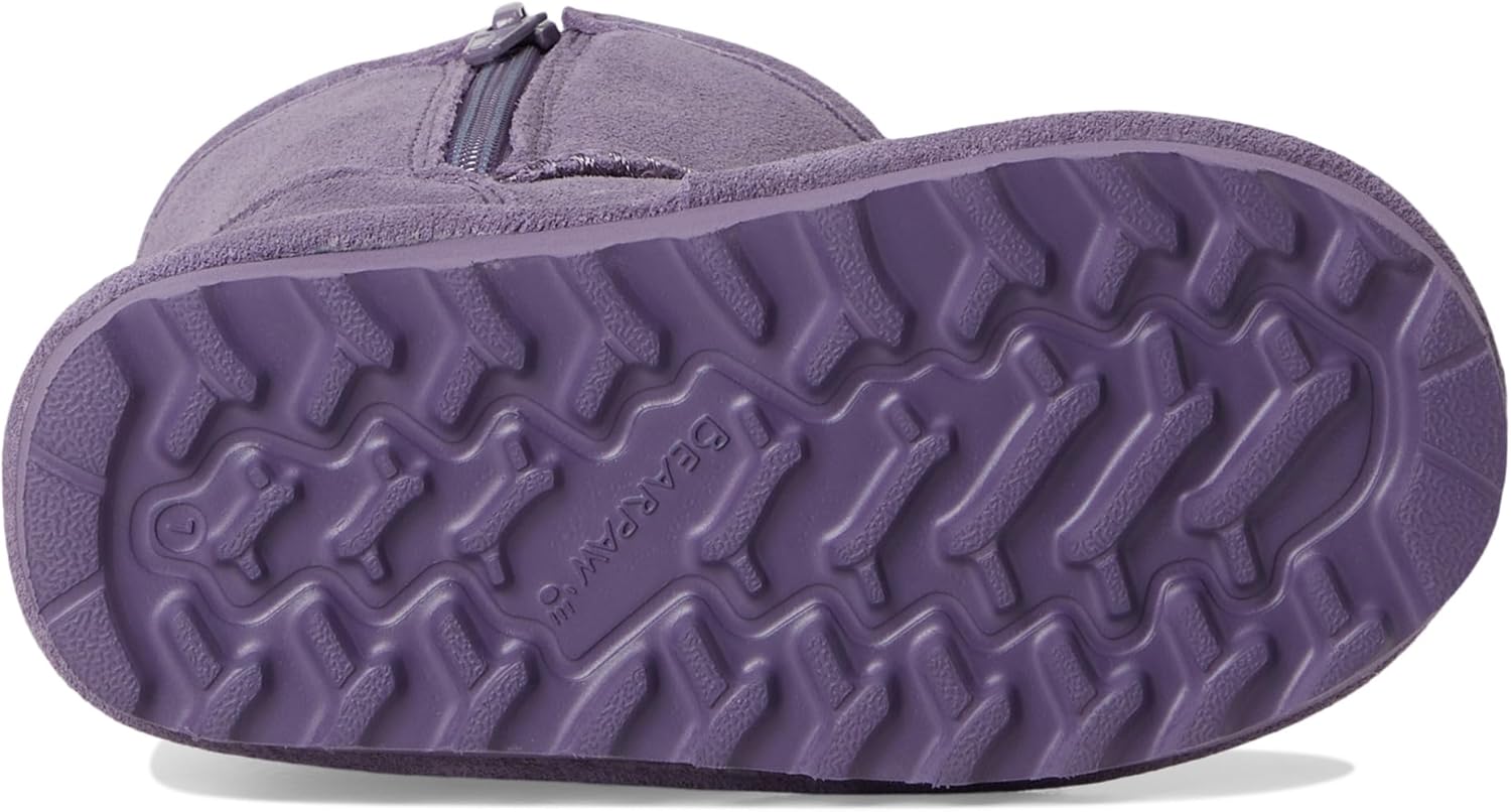 Сапоги для девочек BEARPAW Elle с молнией, для малышей, Purple Sage — фото 3