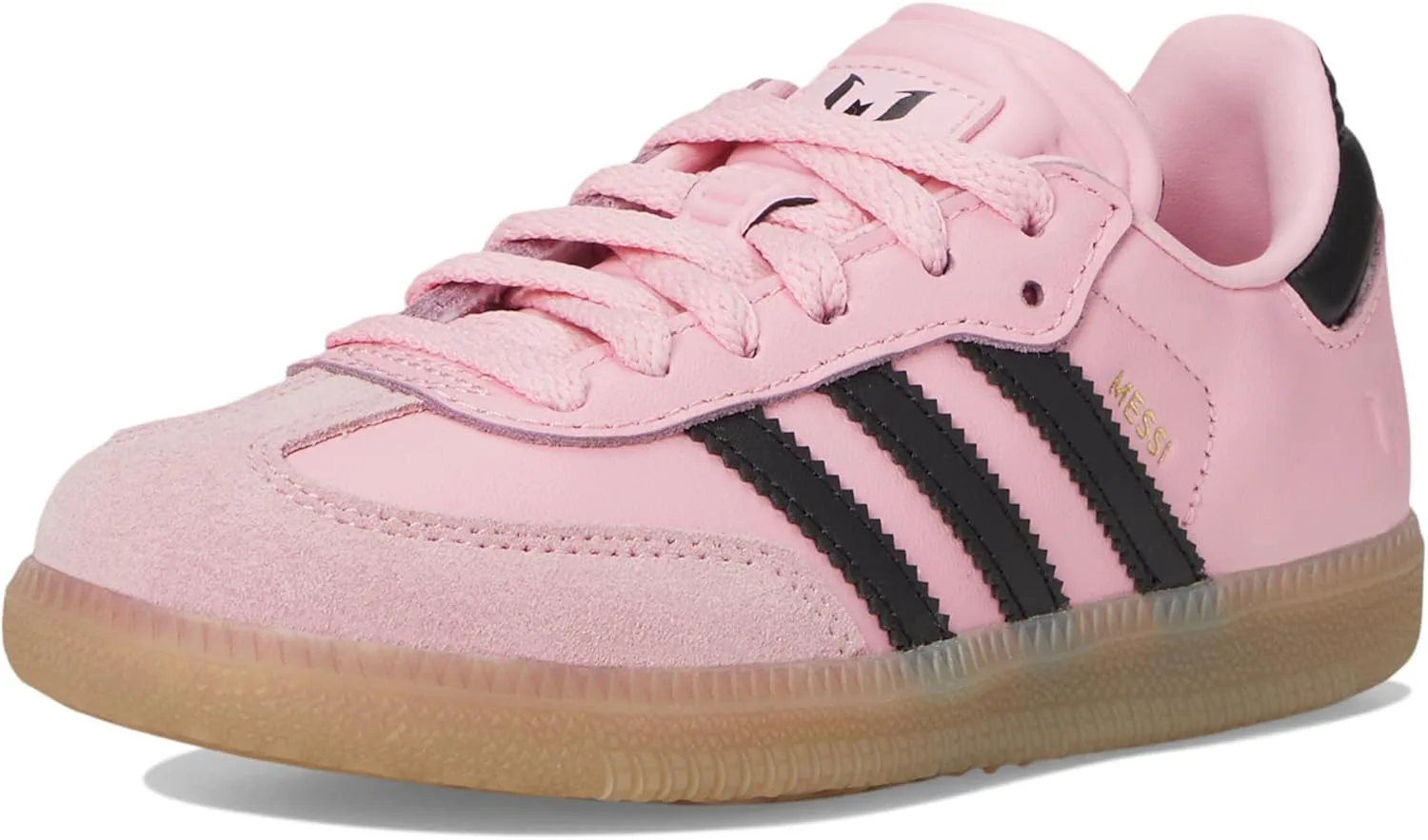 

Детские футбольные бутсы Adidas Samba Messi J, светло-розовый/черный