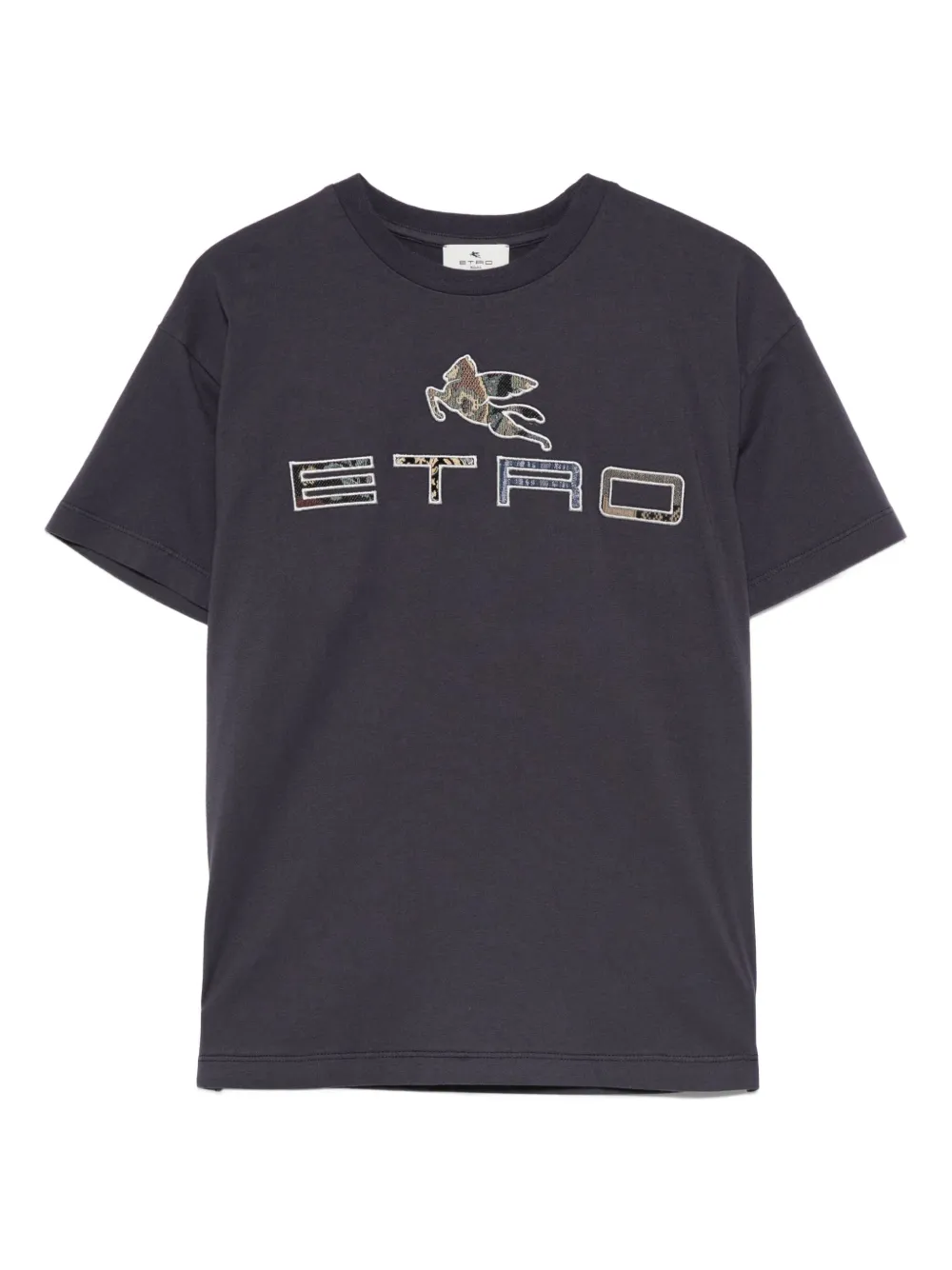 

Футболка с логотипом Pegasus ETRO KIDS, синий