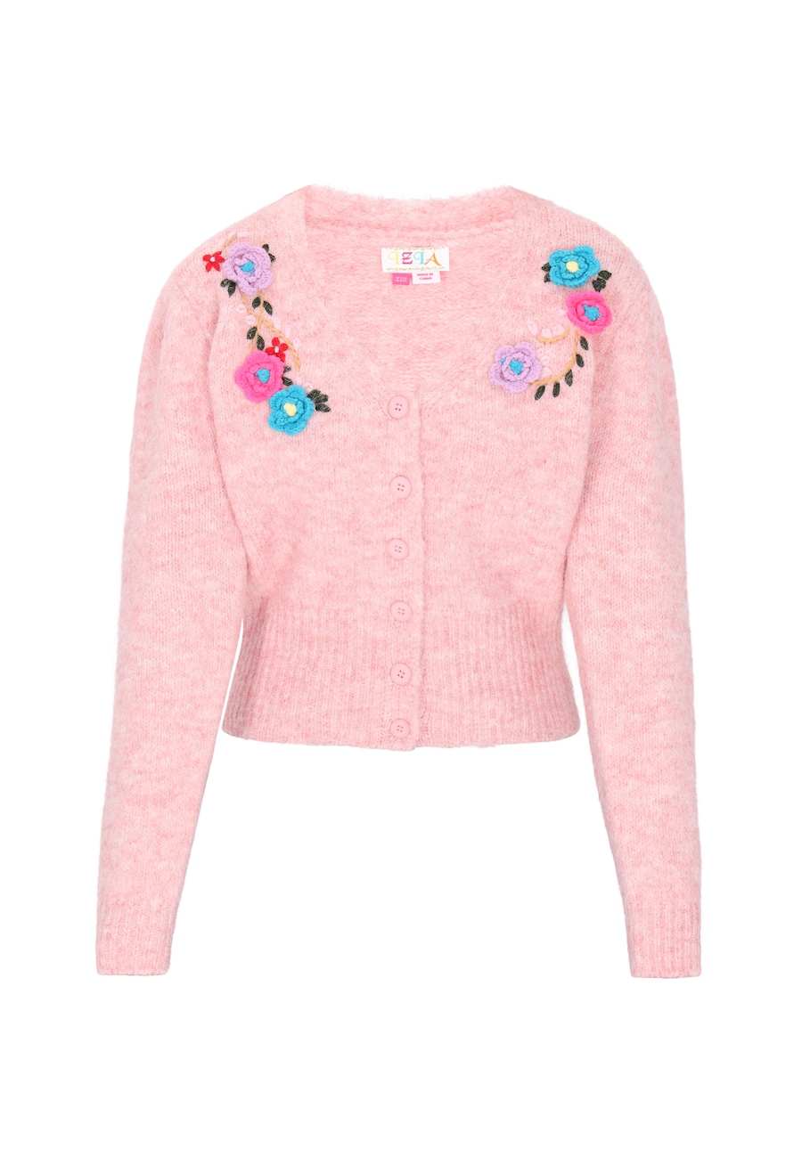 

Вязаный кардиган IZIA Fashion Look, светло-розовый