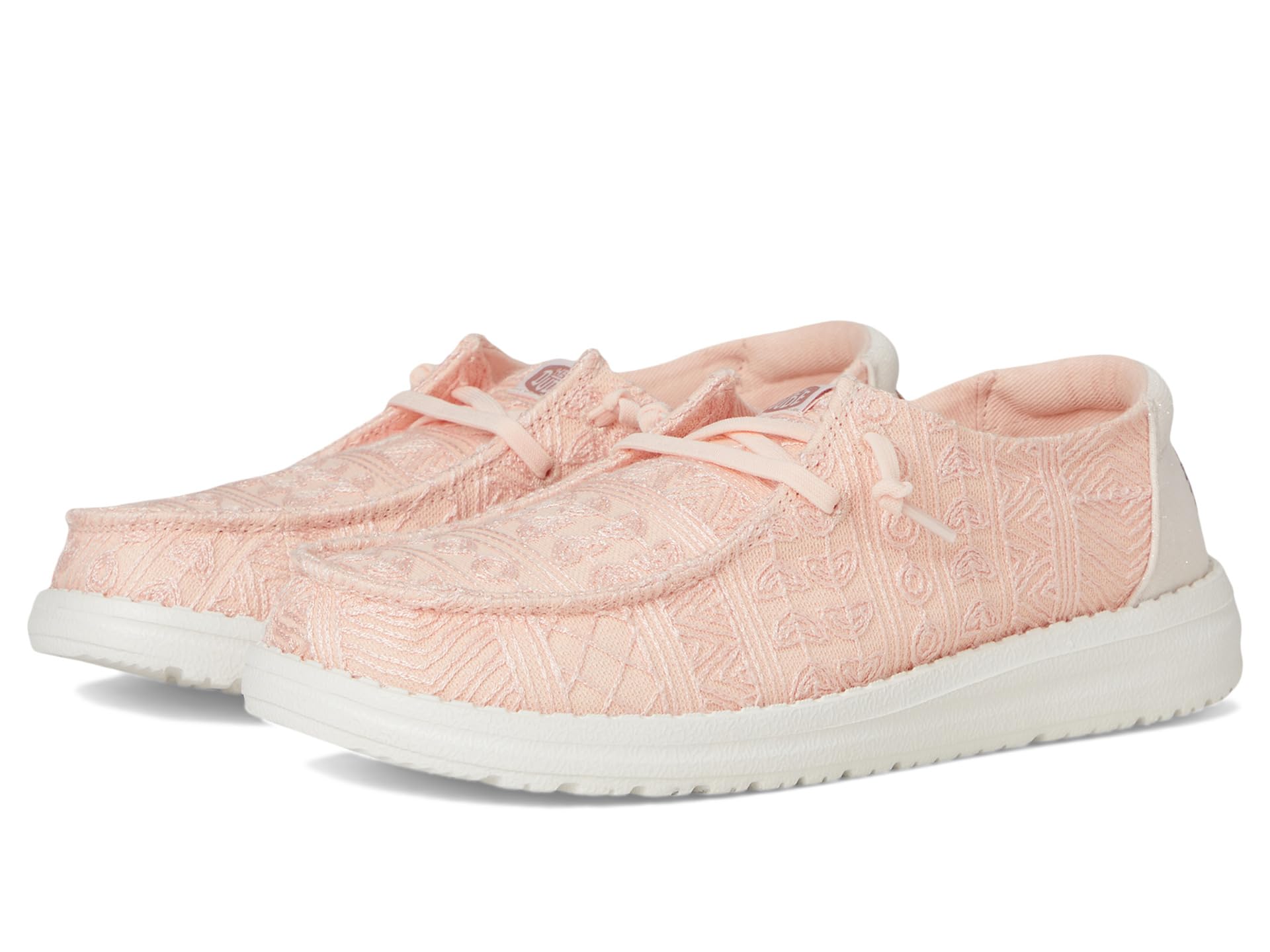 

Кроссовки Hey Dude Kids Wendy Crochet Lace, Pale Pink