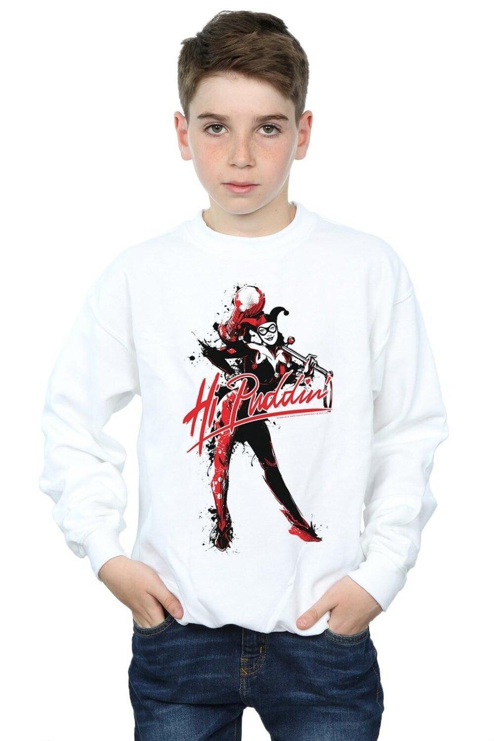 

Толстовка Harley Quinn Hi Puddin DC Comics, белый