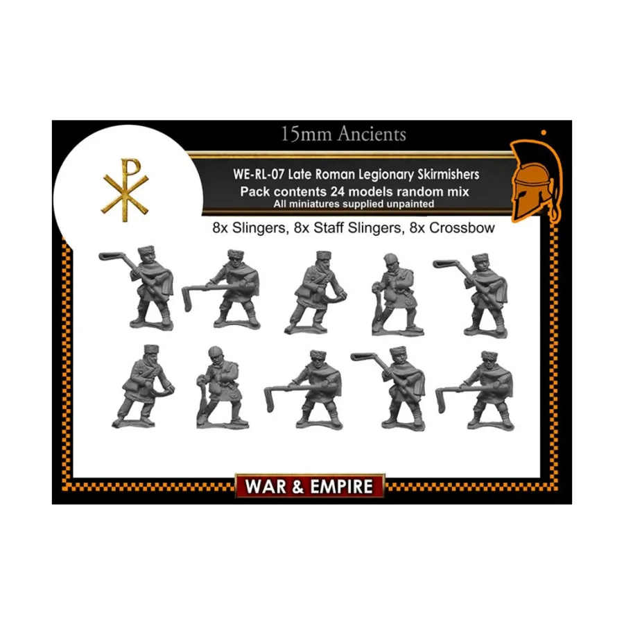 

Застрельщики, War & Empire - Dark Ages Miniatures - Late Roman Legionaries (15mm)