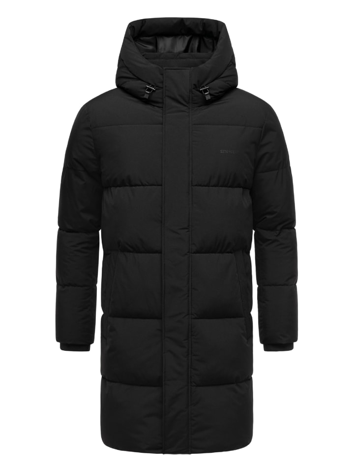 

Стеганое пальто Hadrieen XX черного цвета STONE HARBOUR