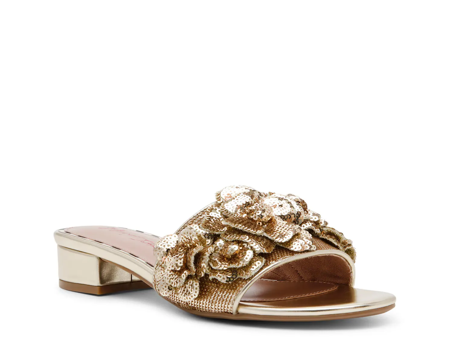 

Сандалии Alysa Sandal Betsey Johnson, золотой/металлик