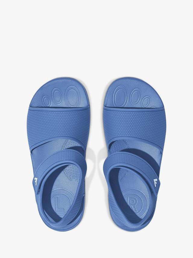 Детские сандалии Iqushion с задним ремешком FitFlop, Rocket Blue — фото 4