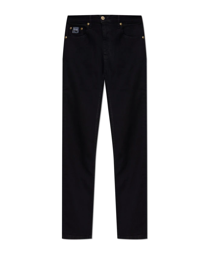

Джинсы с зауженными штанинами Versace Jeans Couture, черный