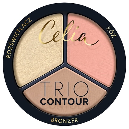 

Набор контурирующей пудры для лица Celia Trio Contour Face Contouring Powder Set 02 8g Céla