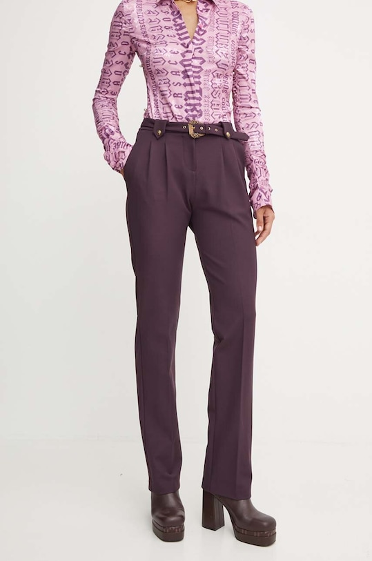 

Брюки Versace Jeans Couture, фиолетовый