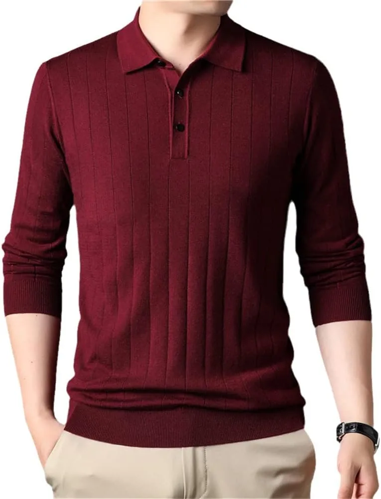 

Осенний мужской тонкий свитер кардиган классический однотонный Youllyuu