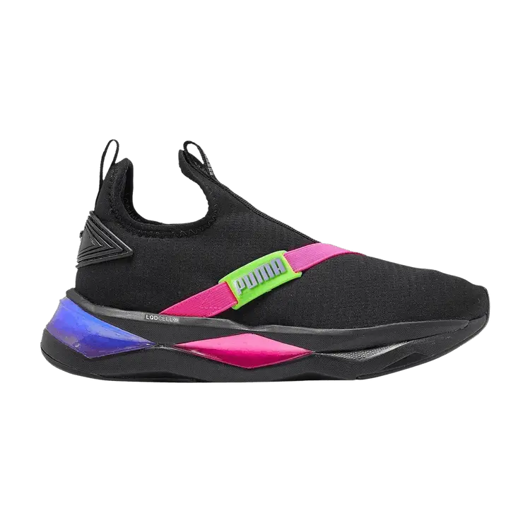 

Кроссовки Puma Wmns LQDCELL Shatter Mid Black Pink Green, черный