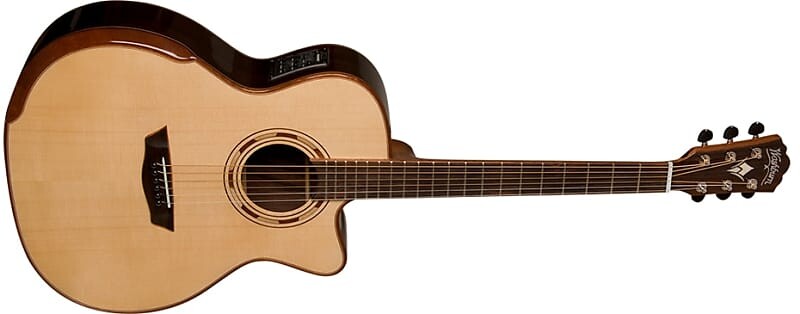 

Акустическая гитара Washburn WCG25SCE Comfort Series Grand Auditorium Cutaway with Electronics 2023 - Natural