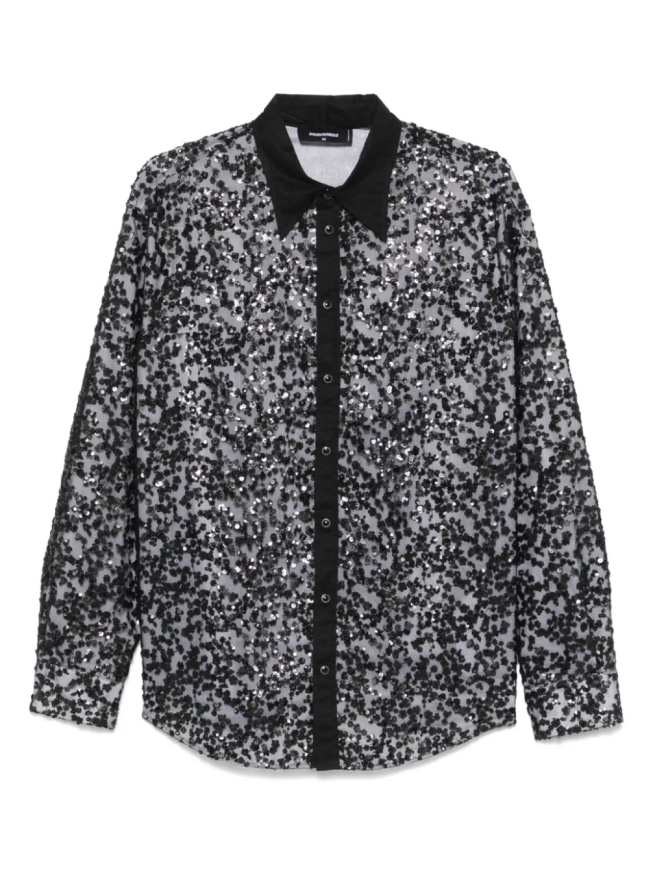 

Рубашка из хлопковой смеси DSQUARED2, черный
