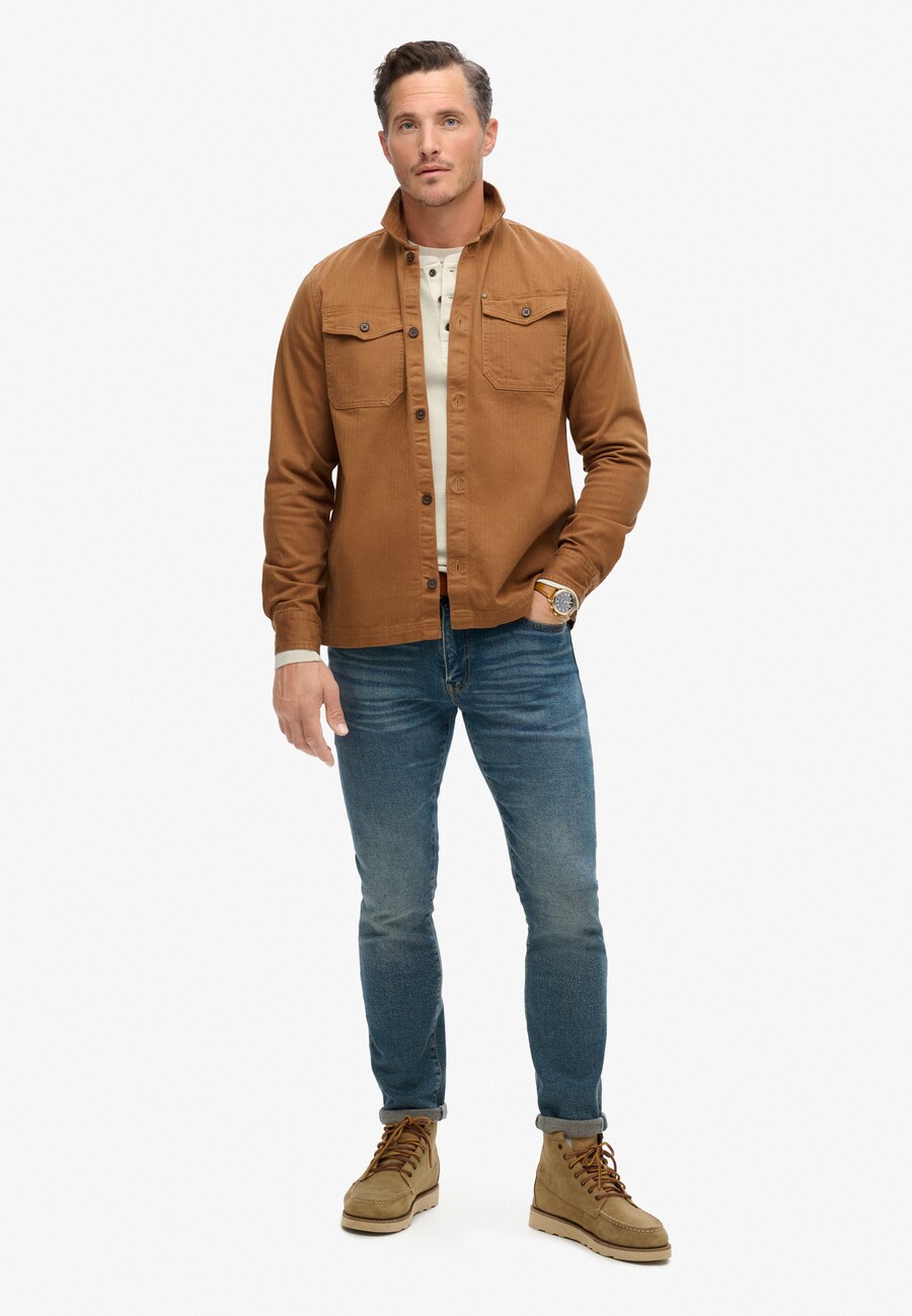 Куртка межсезонная Superdry, Cognac — фото 3