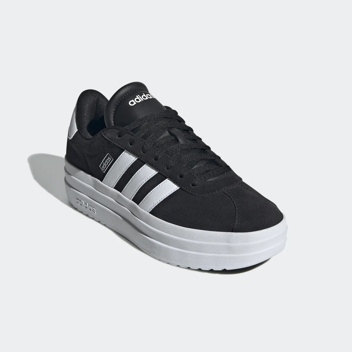 

Кроссовки Adidas Sportswear "VL COURT BOLD", дизайн по стопам Adidas Gazelle Bold, белый