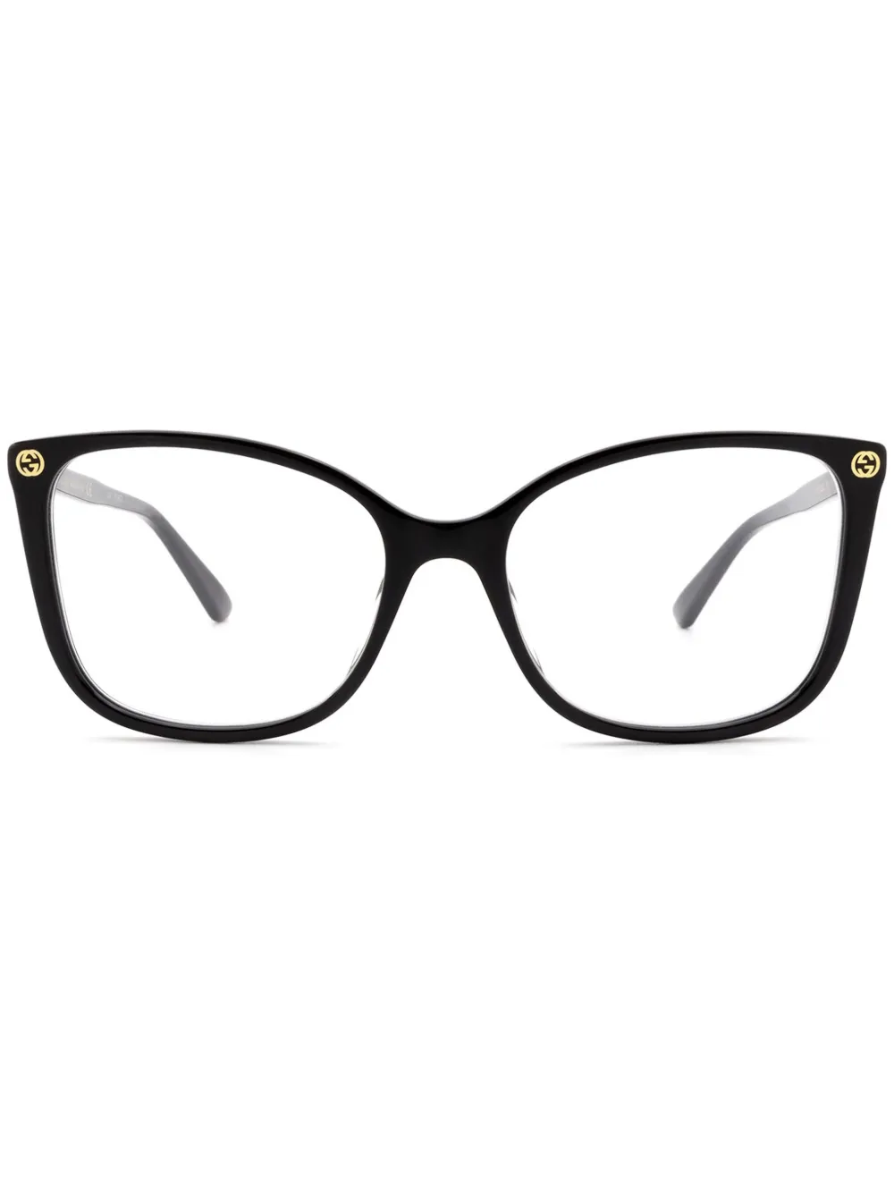 

Очки с квадратной оправой Gucci Eyewear, черный