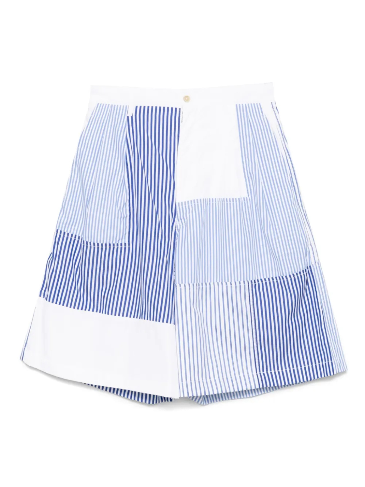 

Comme Des Garçons Shirt шорты со вставками в полоску, белый