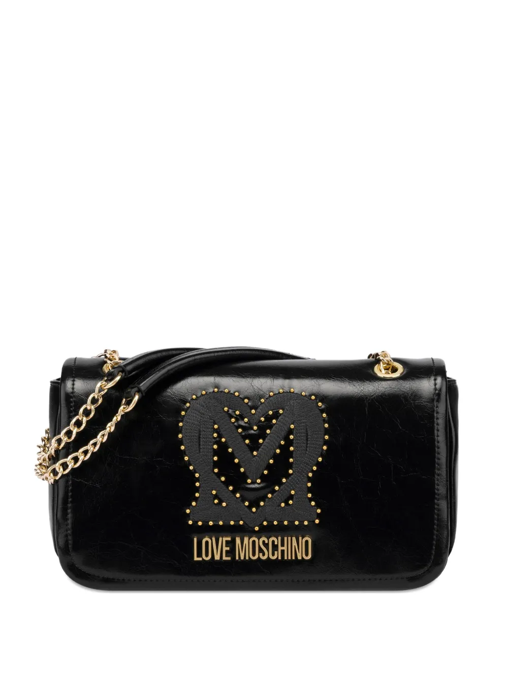 

Сумка с цепочкой и логотипом Love Moschino, черный