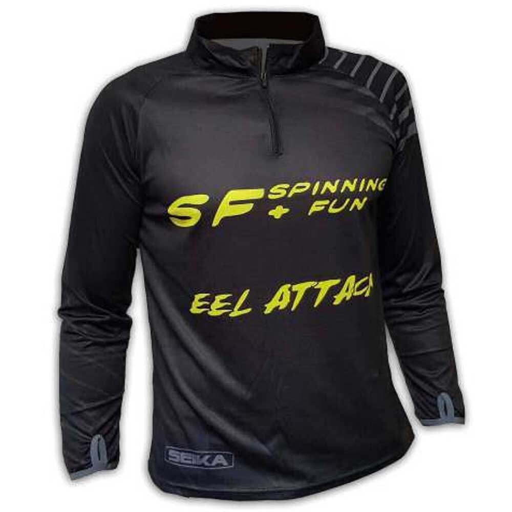 

Футболка с длинным рукавом Seika SF+, черный