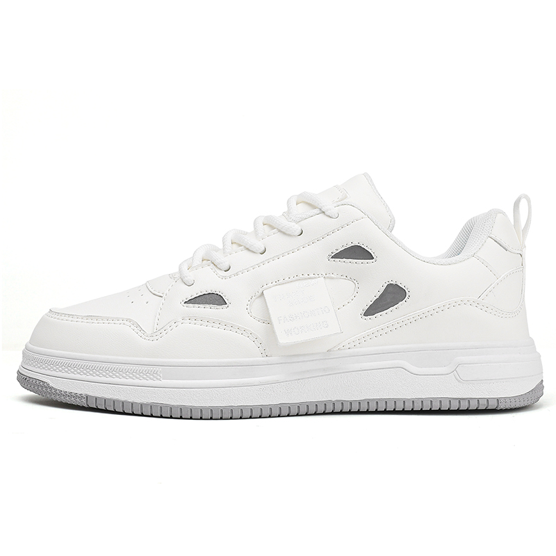 

Износостойкие дышащие низкие скейтбордские туфли для мужчин SENGUIBUCK, белый