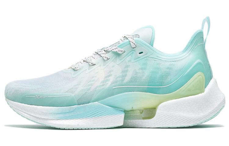 

Кроссовки для бега To Light Pro женские с низким верхом из пеноматериала зеленого/электронного цвета Powder Blue Xtep