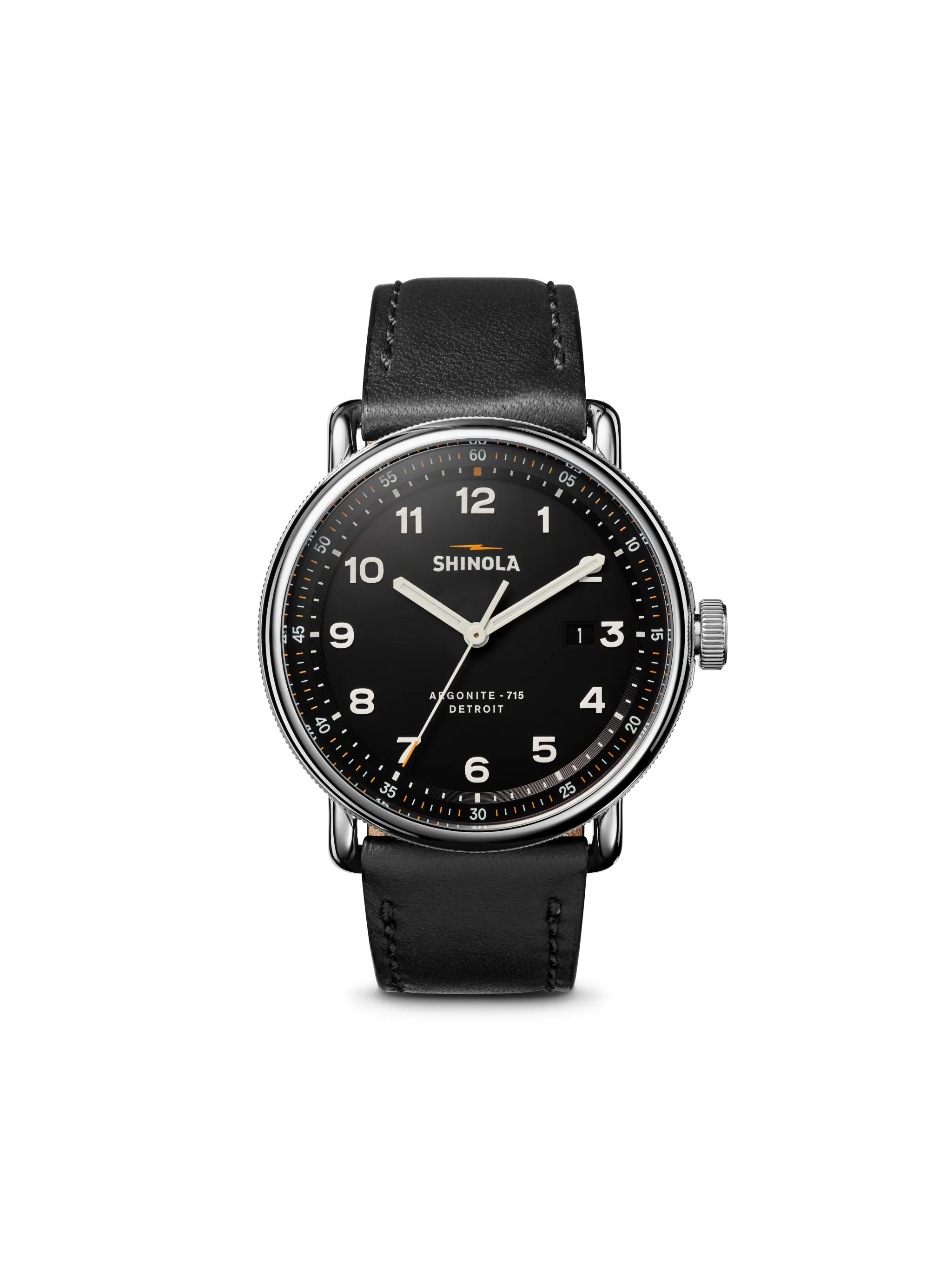 

Наручные часы Canfield Model C56 3HD 43 мм Shinola, черный