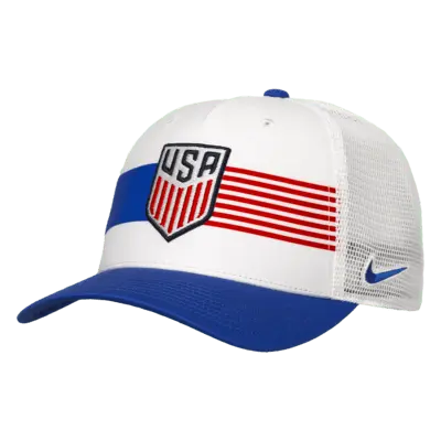 

Бейсболка Nike USMNT Soccer Trucker Cap, цвет Game Royal