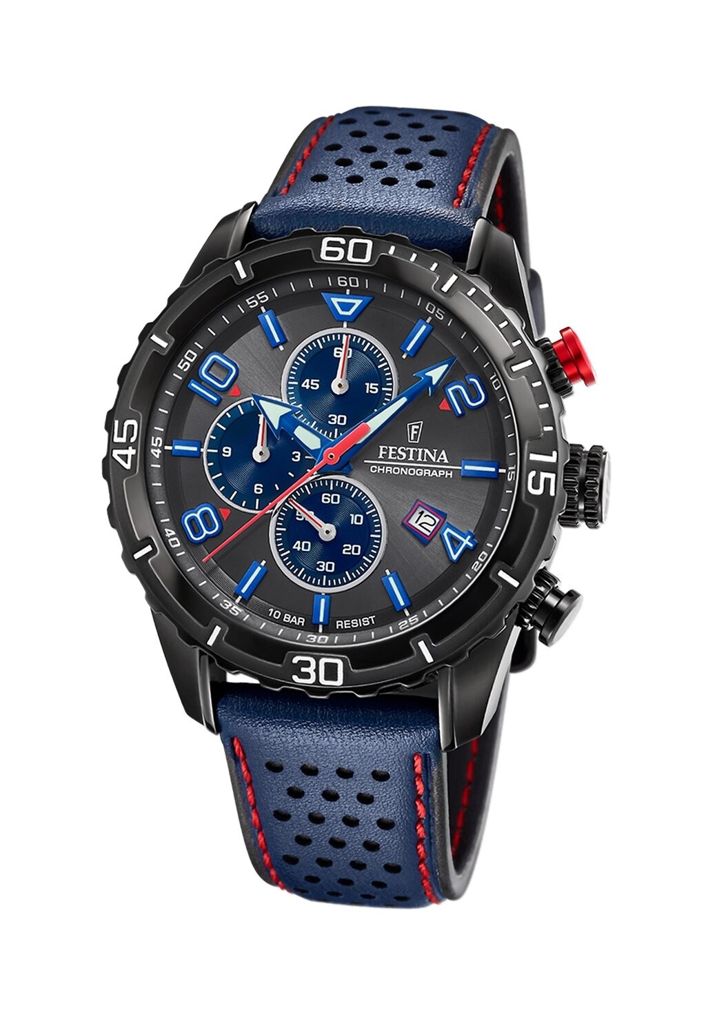 

Часы с хронографом Festina, черный