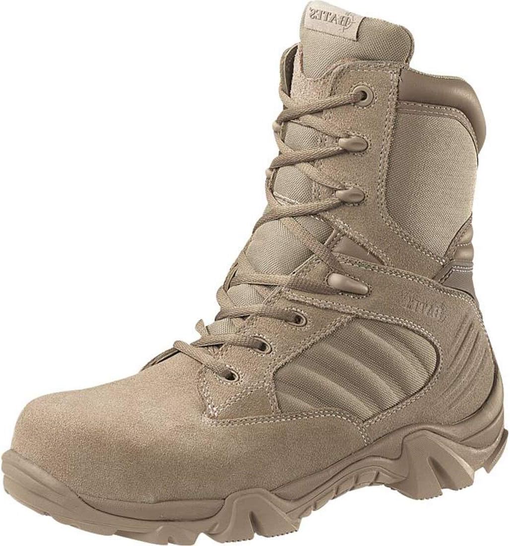 

Мужские ботинки Bates Gx-8 с композитным носком и боковой молнией, Tan