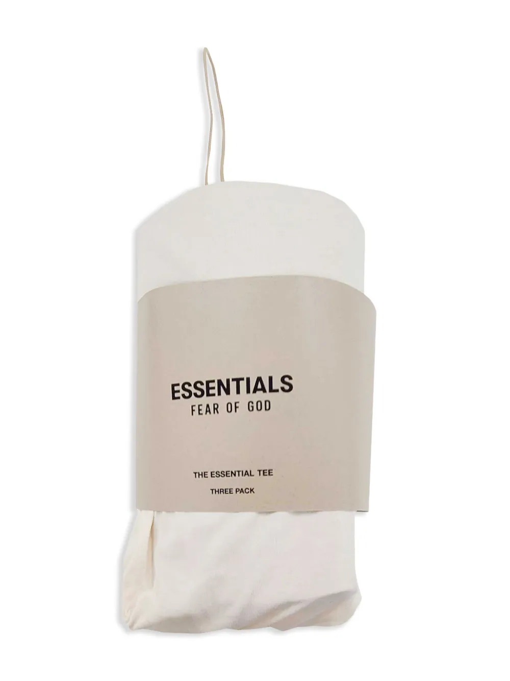 Комплект из трех футболок FEAR OF GOD ESSENTIALS, белый — фото 4