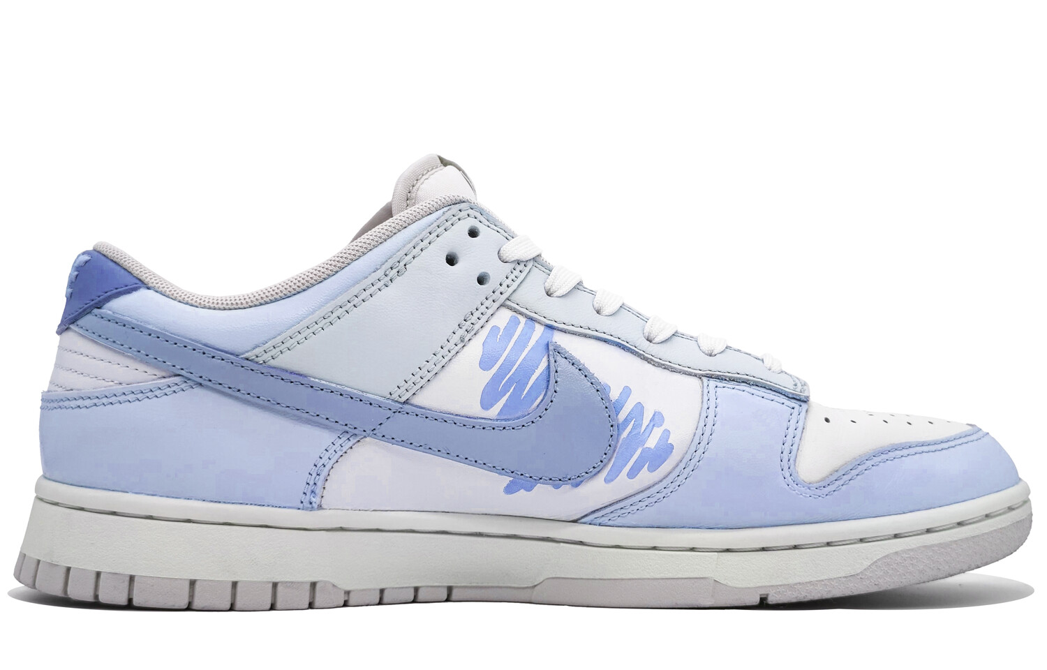 

Кроссовки Nike Dunk Skateboarding Shoes Unisex Low-top Dark Blue, синий
