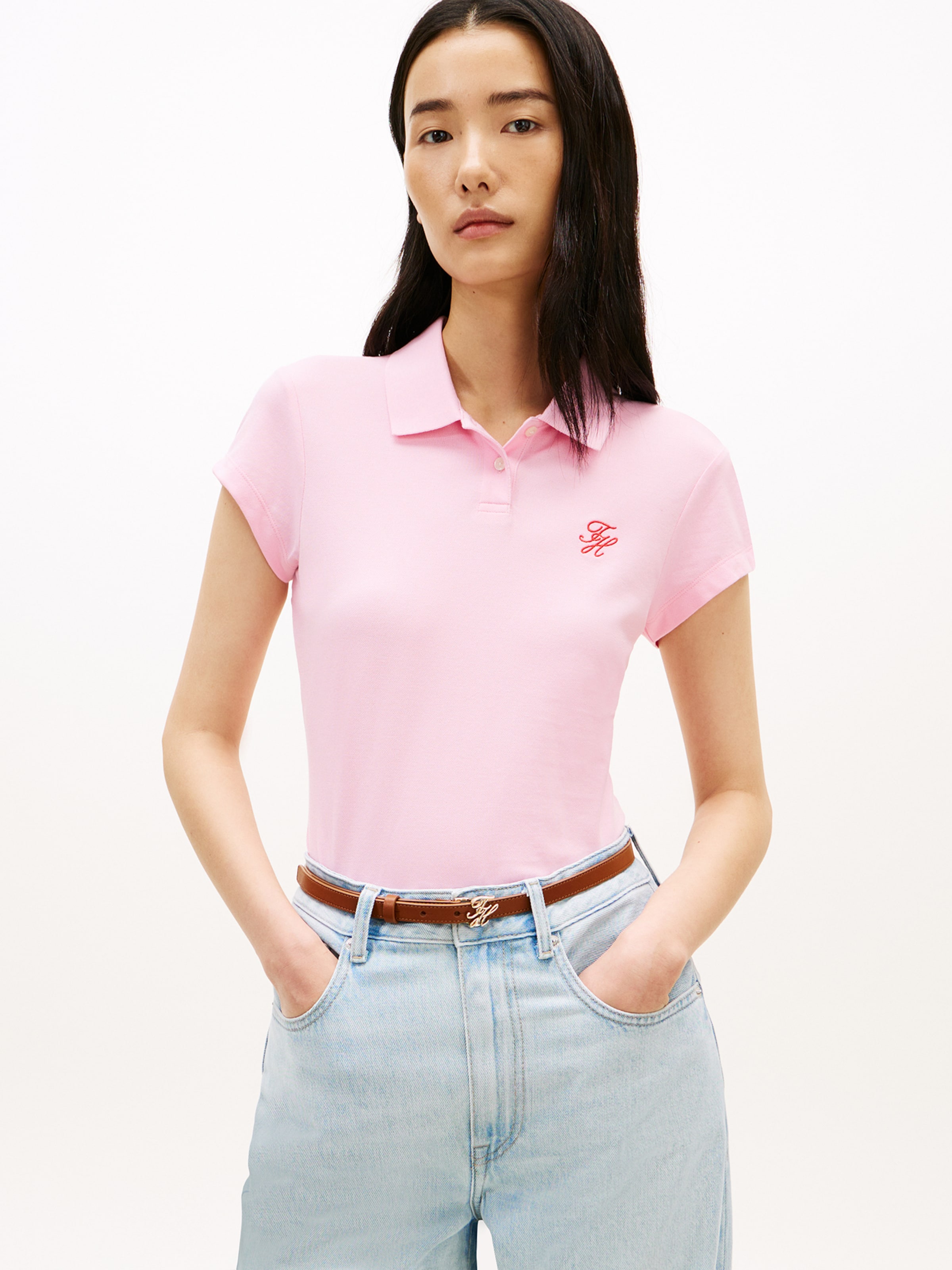 TOMMY HILFIGER Футболка '1985' в цвете Rose — фото 3