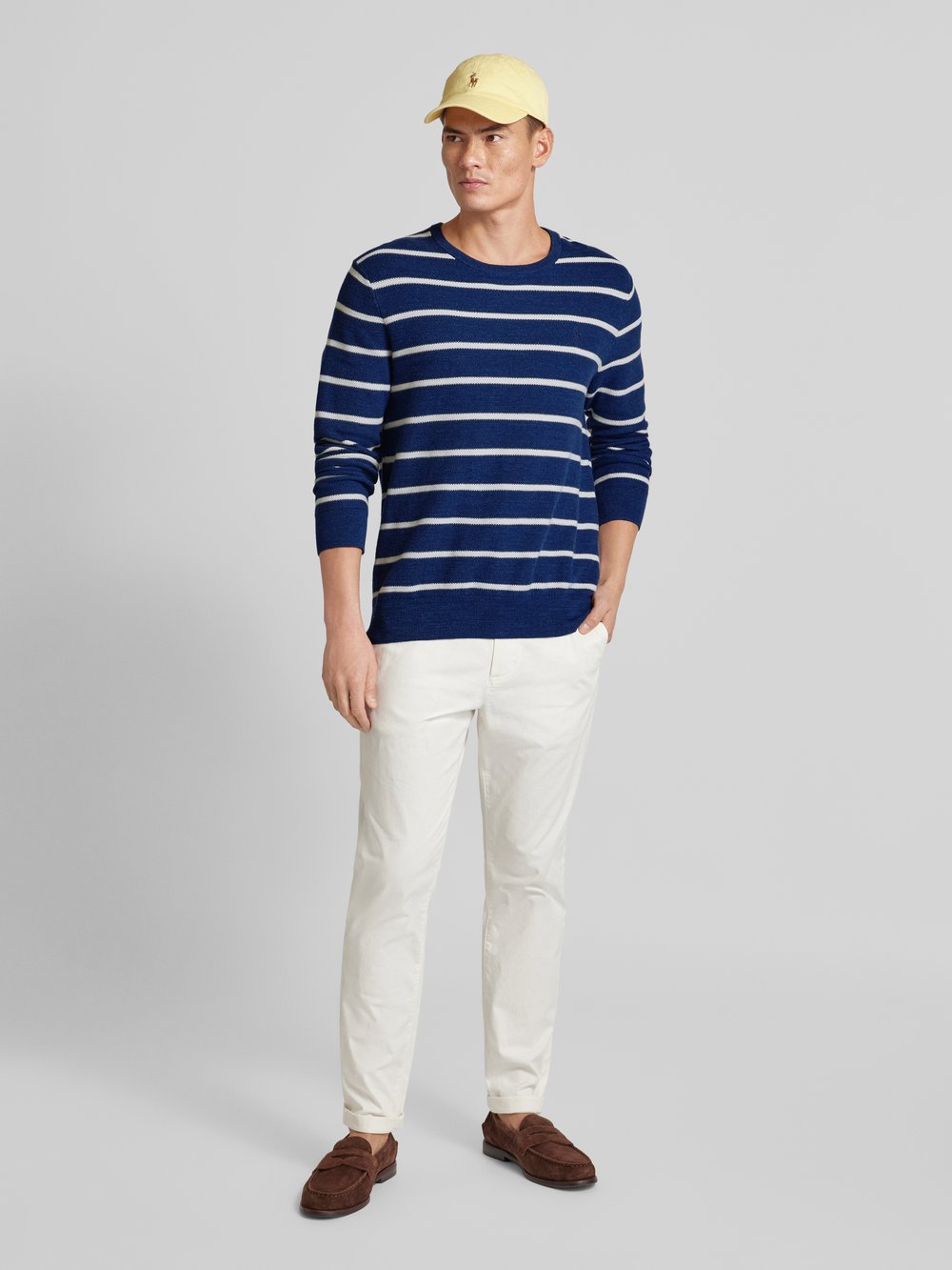 

Вязаный свитер с вышитым логотипом Polo Ralph Lauren