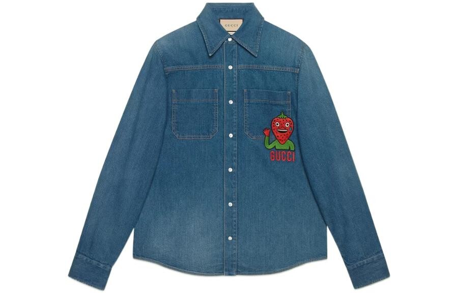 

Мужская рубашка Gucci, синий