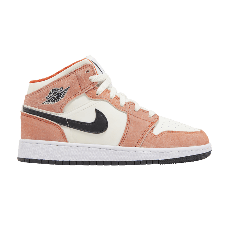 

Кроссовки Air Jordan Air Jordan 1 Mid SE GS 'Orange Suede', оранжевый