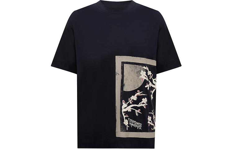 EMPORIO ARMANI Футболка с рукавом дроп-шолдер мужская navy blue — фото 3