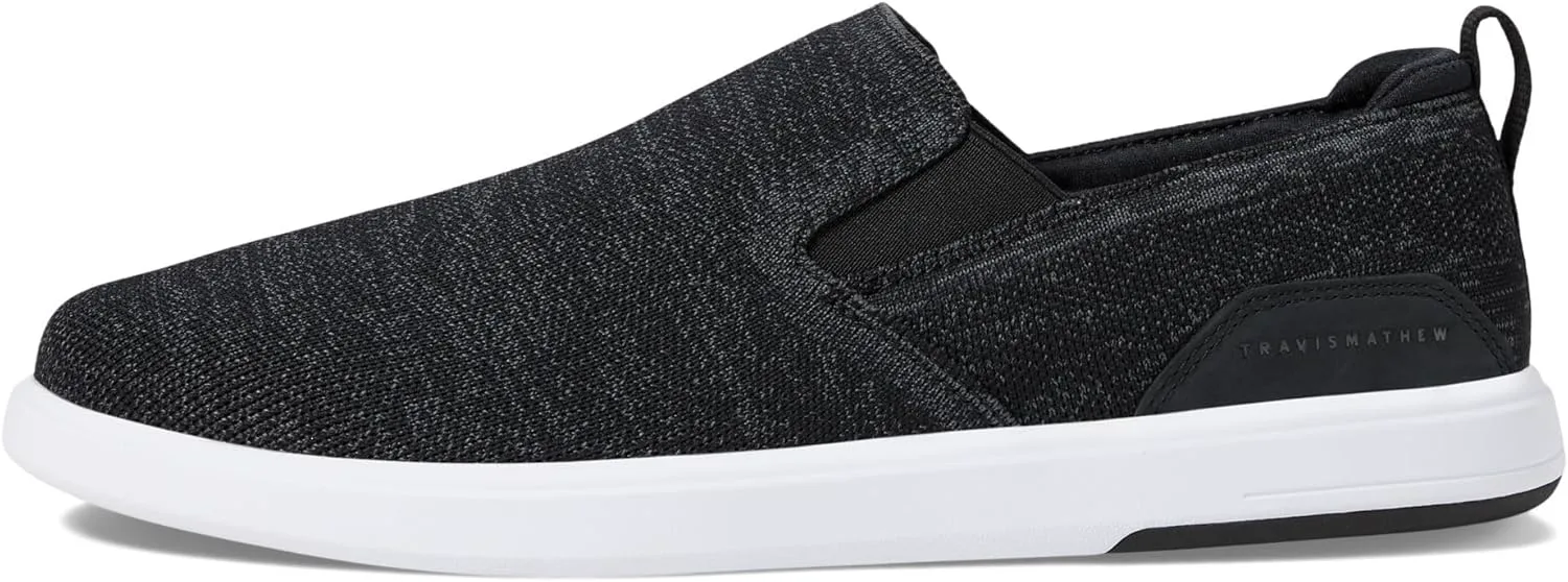 TravisMathew Mens The Daily Knit Slip, черный