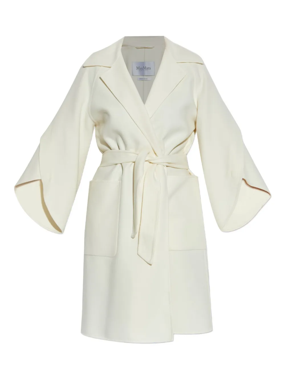 

Пальто Cosetta с поясом MAX MARA, белый