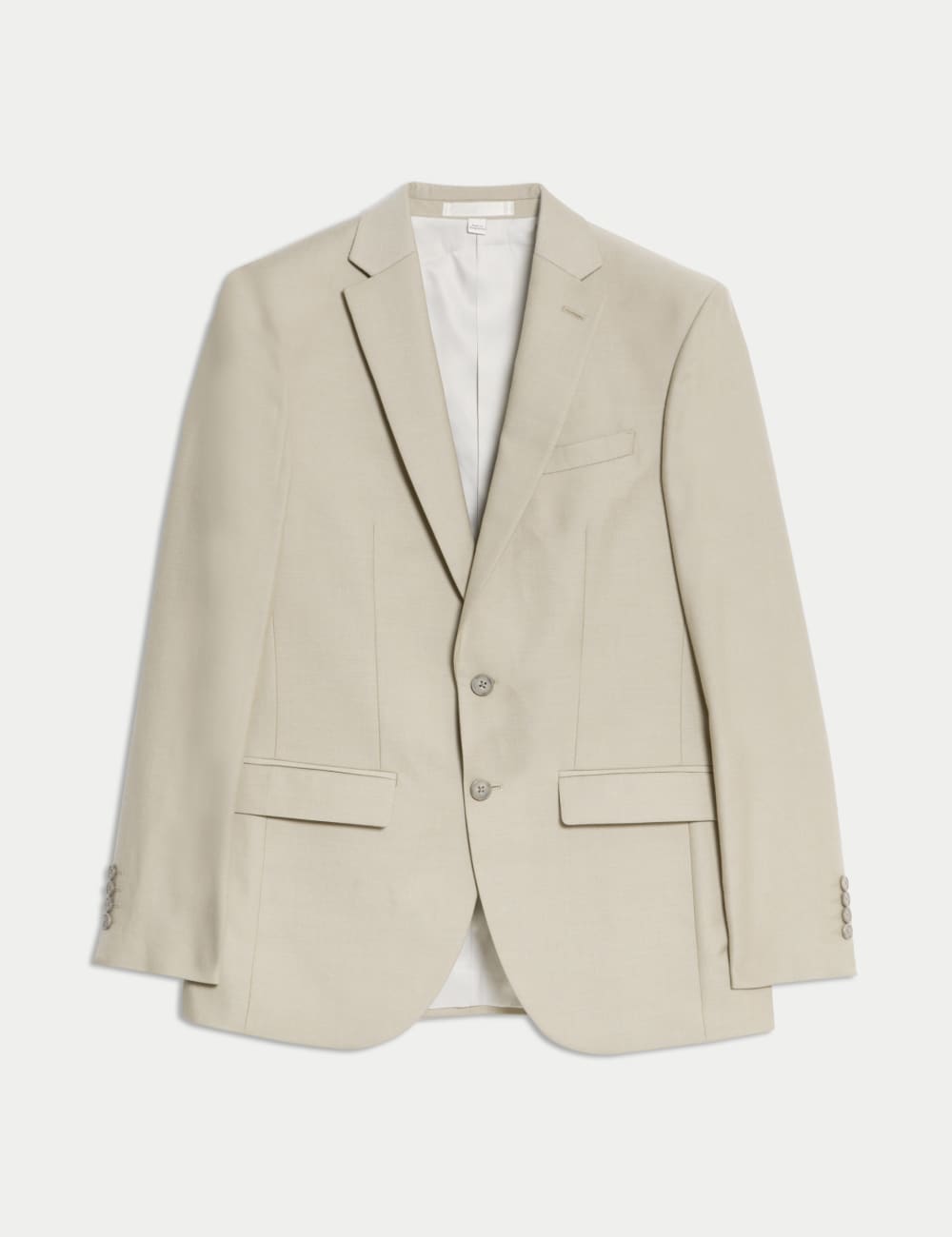 

Пиджак-стрейч облегающего кроя Marks & Spencer, цвет Neutral