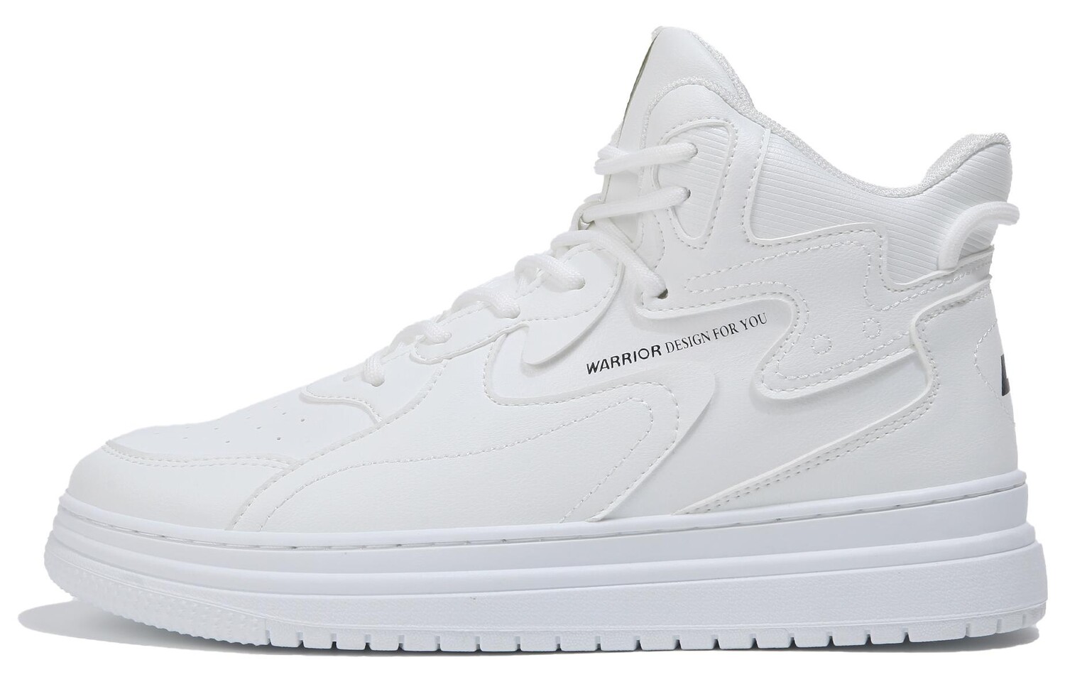 

Кроссовки WARRIOR Skateboarding Shoes Men High-top White, белый