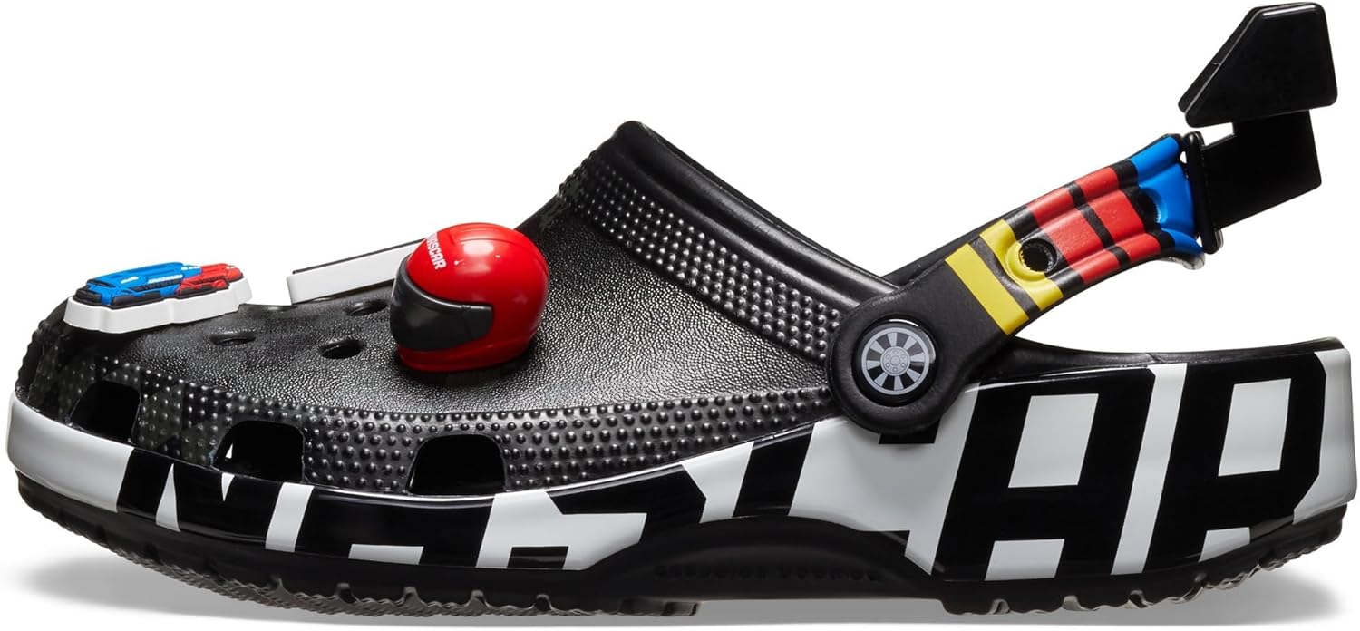Сабо Унисекс Классические Сабо NASCAR Crocs, черный — фото 4