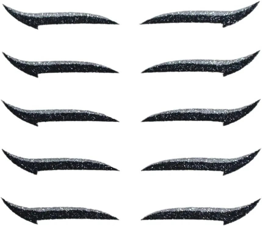 Наклейки для глаз Eyeliner Sticker Kodxylytix, 5 пар, серый