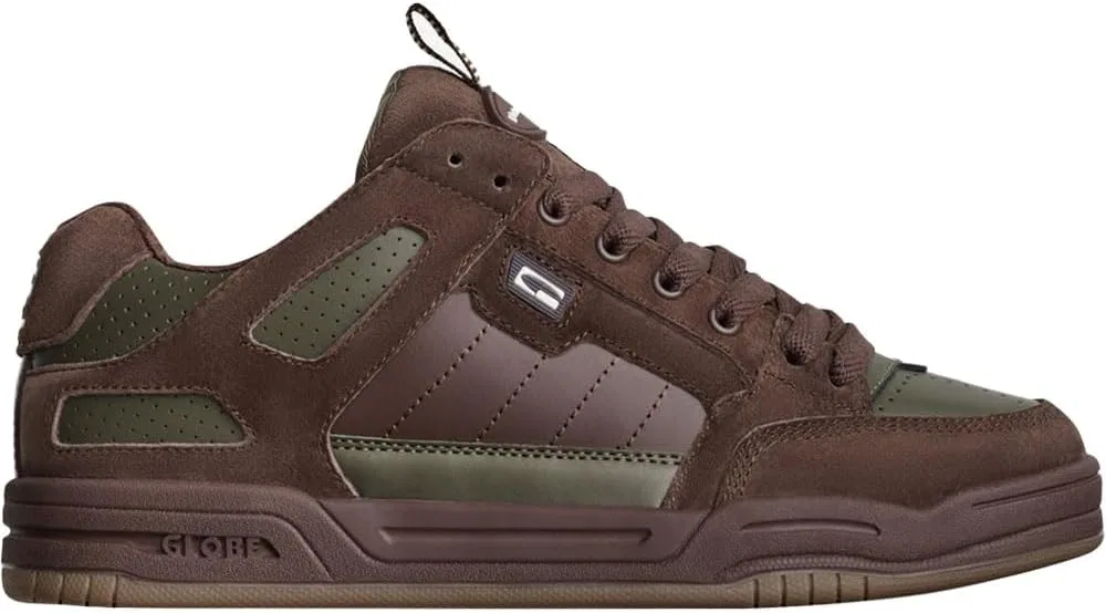Кеды для скейтбординга Globe Tilt Prime, цвет Brown/Olive/Mullen